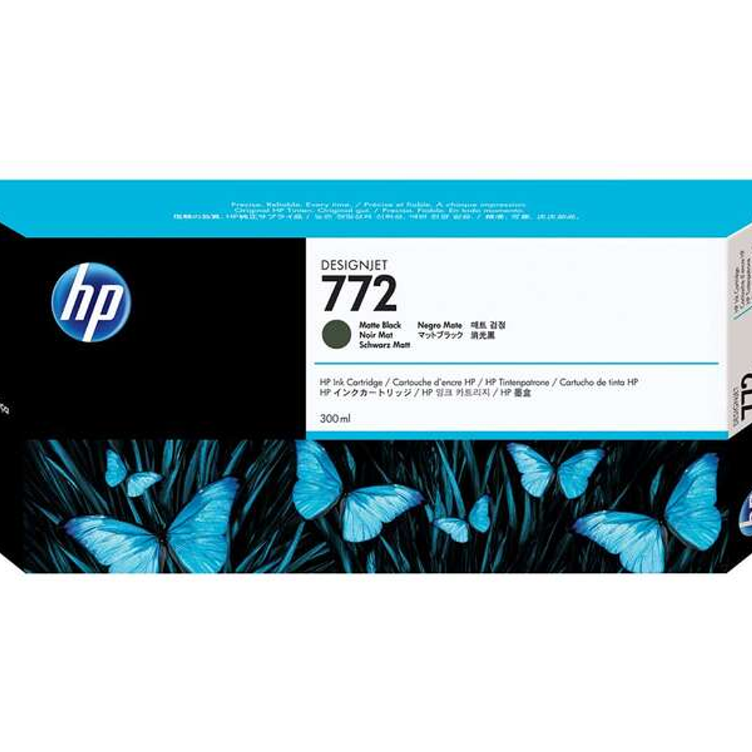 HP 772 Negro Mate Cartucho de Tinta Original - CN635A 1