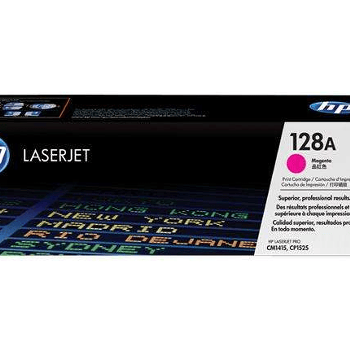 HP CE323A Magenta Cartucho de Toner Original - 128A 1