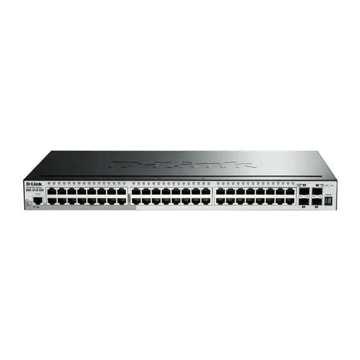 D-Link Switch Semigestionable 48 Puertos Gigabit + 2 Puertos Giga Combo + 4 Puertos 10G SFP+ 1