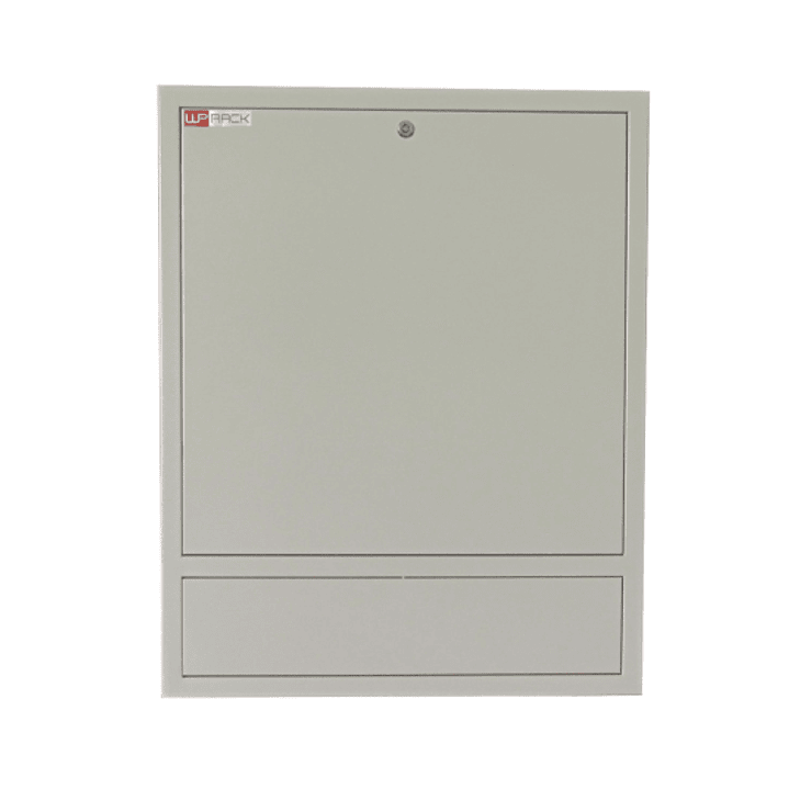 WP RWN-02601-W Armario Mural Vertical 4U - Cerradura de Seguridad con Llave Tubular - 600x150x750mm - Color Blanco 1