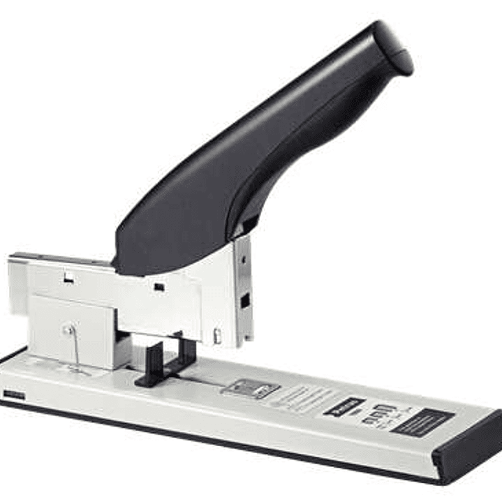 Petrus 1600 Grapadora de Gruesos - Hasta 100 Hojas - Grapado Cerrado - Para Grapas 24, 26 y 27 - Color Gris/Negro 1