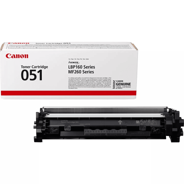 Canon 051 Negro Cartucho de Toner Original - 2168C002 1