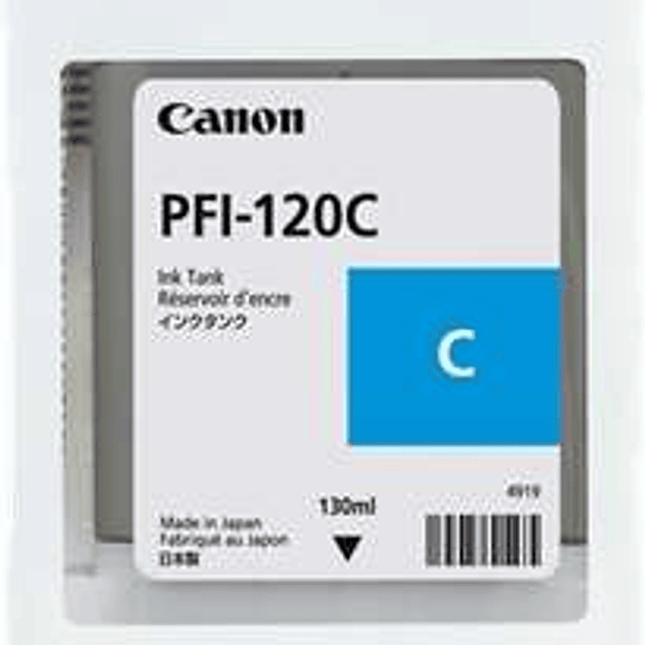 Canon PFI120 Cyan Cartucho de Tinta Original - 2886C001 1
