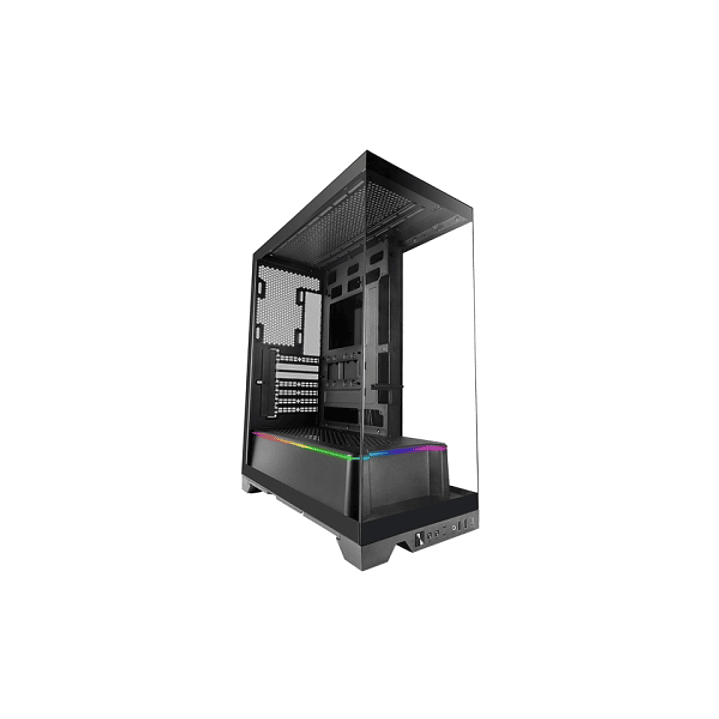 Mars Gaming MC-PRISMA Caja Torre ATX - Iluminacion ARGB Lateral y Frontal - Triple Cristal Templado - Soporte para Refrigeracion Liquida hasta 360mm - 1