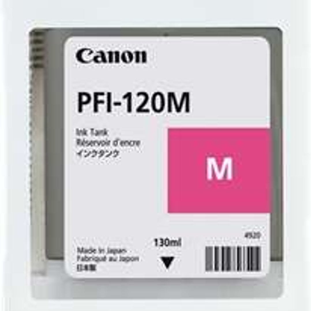 Canon PFI120 Magenta Cartucho de Tinta Original - 2887C001 1