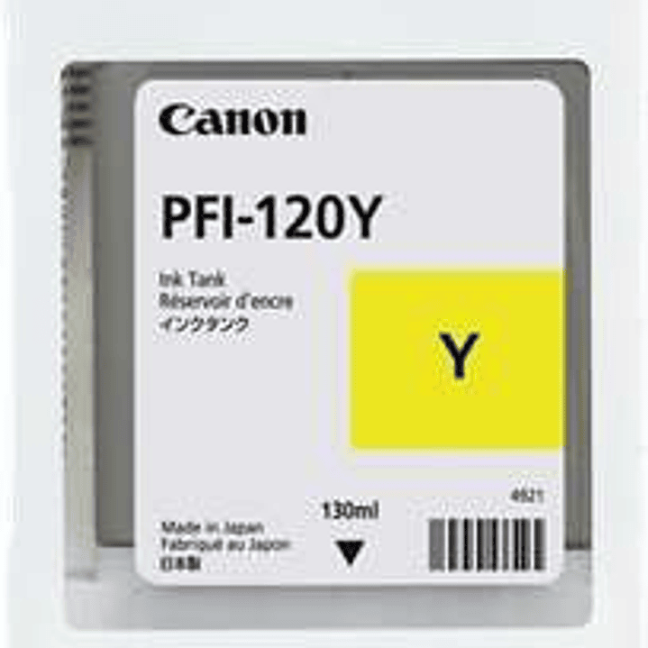 Canon PFI120 Amarillo Cartucho de Tinta Original - 2888C001 1