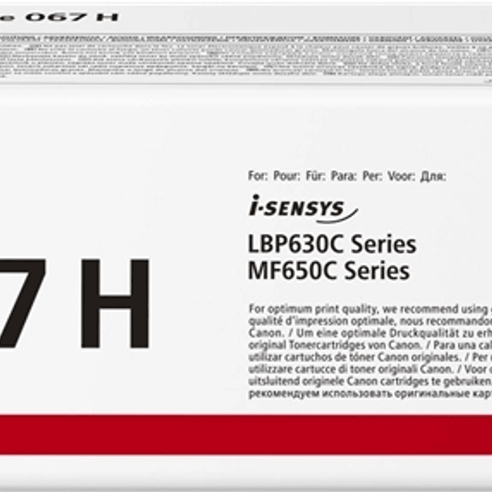 Canon 067H Negro Cartucho de Toner Original - 5106C002 1