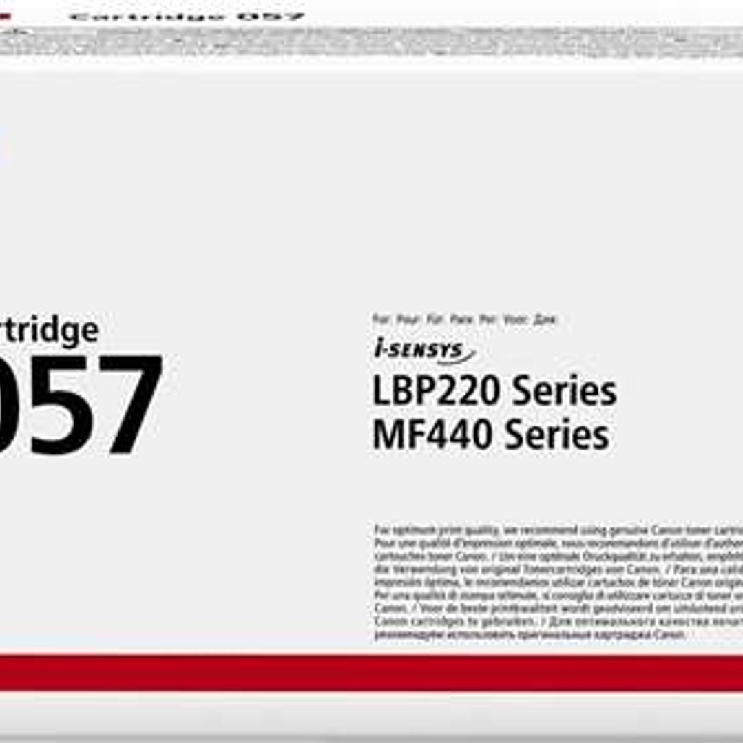 Canon 057 Negro Cartucho de Toner Original - 3009C002 1