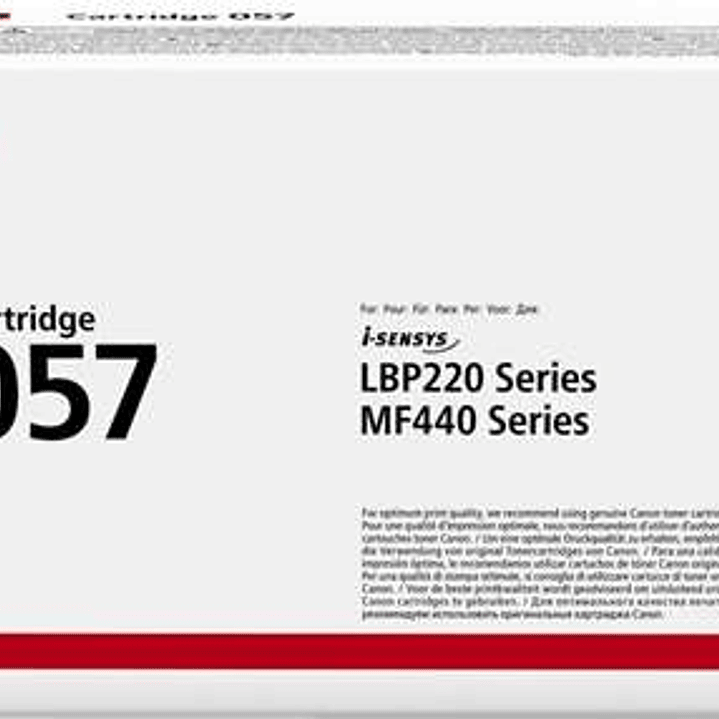 Canon 057 Negro Cartucho de Toner Original - 3009C002 1