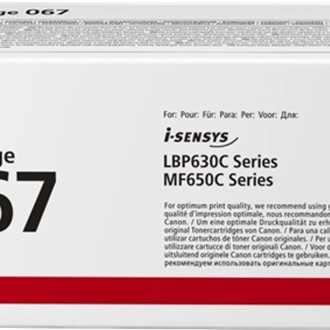 Canon 067 Negro Cartucho de Toner Original - 5102C002 1