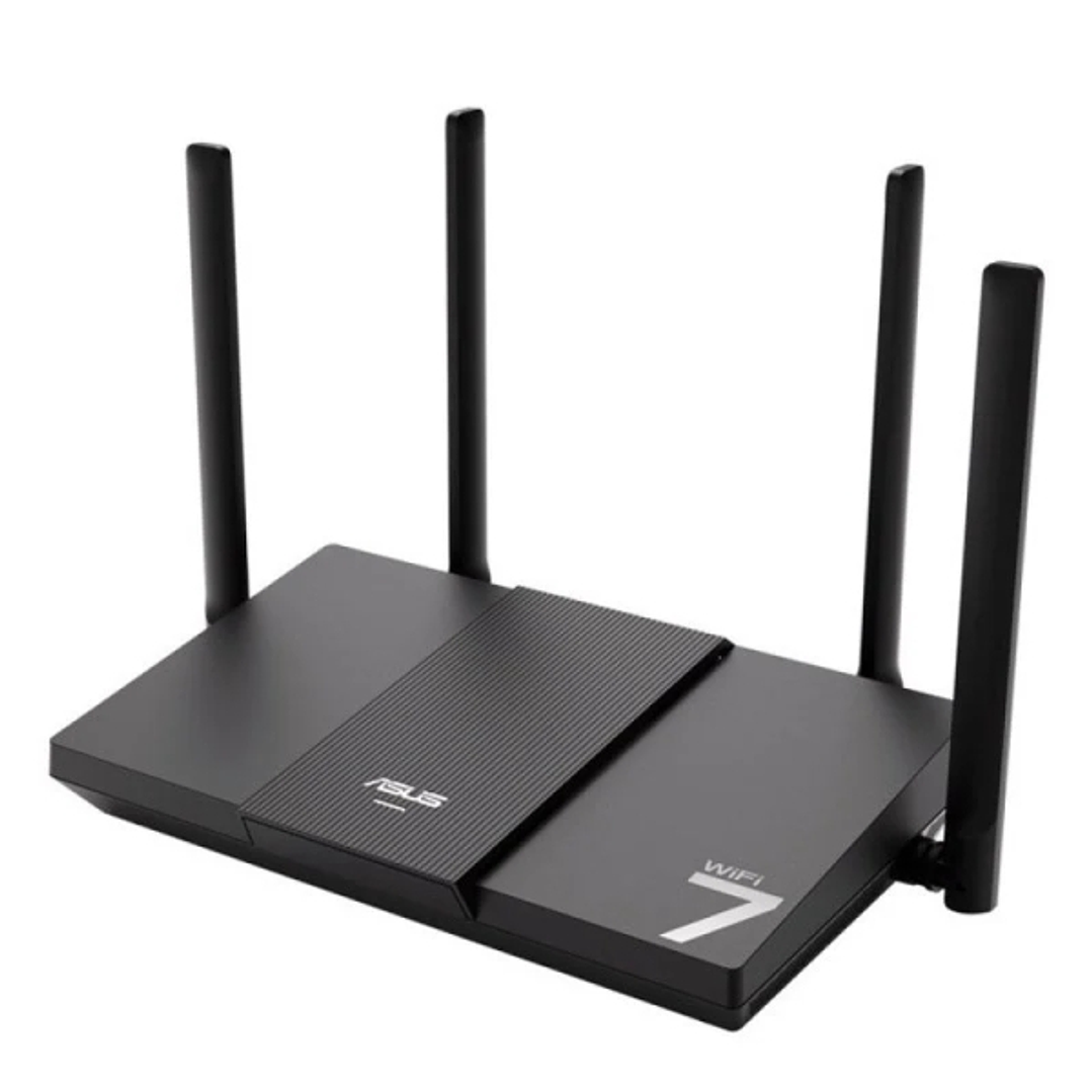 Asus RT-BE50 Router WiFi 7 Dual Band BE3600 AiMesh OFDMA - Velocidad hasta 2882Mbps en 5GHz - 4 Puertos - 4 Antenas - Color Negro 1