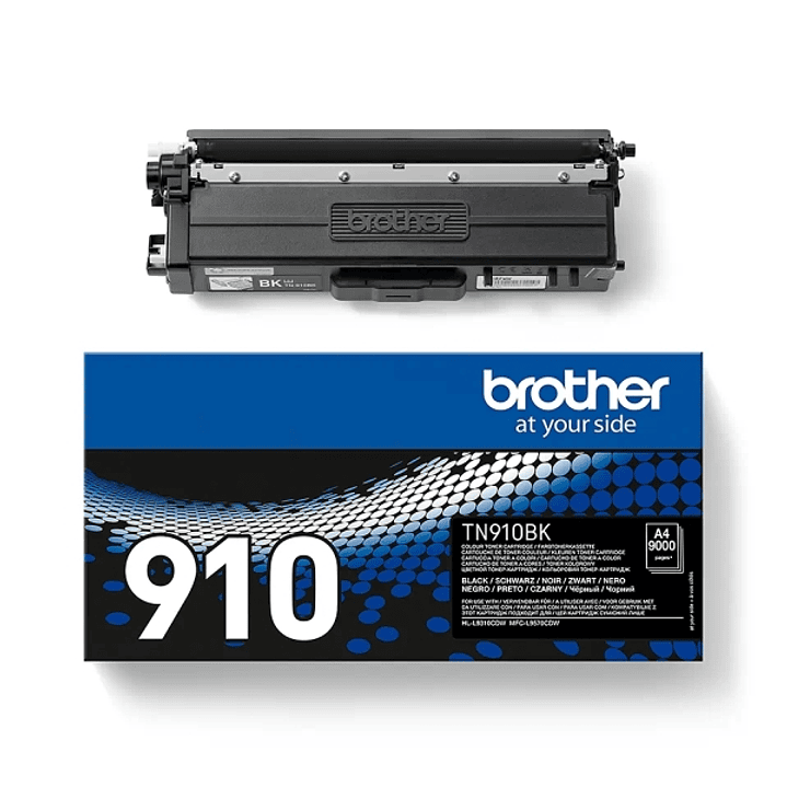 Brother TN910 Negro Cartucho de Toner Original - TN910BK 1