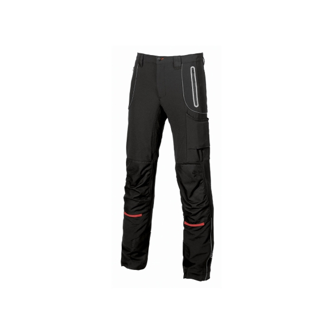 Upower Pit Pantalon Soft Shell - Talla 60 - Confort Maximo, Waterproof, Insertos Reflectantes, Antiabrasion, Multiples Bolsillos, Rodilleras Ergonomic 1