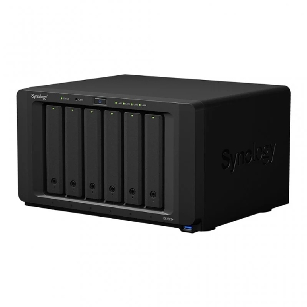 Synology DiskStation DS1621+ - Hasta 108TB - Procesador AMD 1