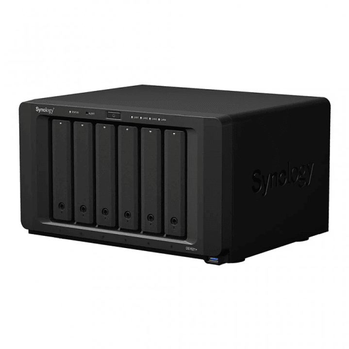 Synology DiskStation DS1621+ - Hasta 108TB - Procesador AMD 1