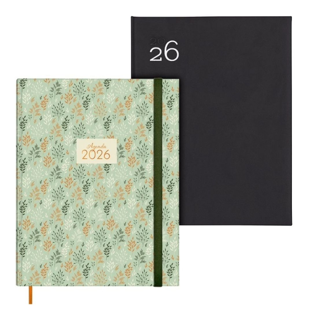 Finocam Pack de 4 Agendas Berlin y Milano Surtidas - Anual 2026 - Formato Y12 - 1 Dia por Pagina - Color Surtidos 1