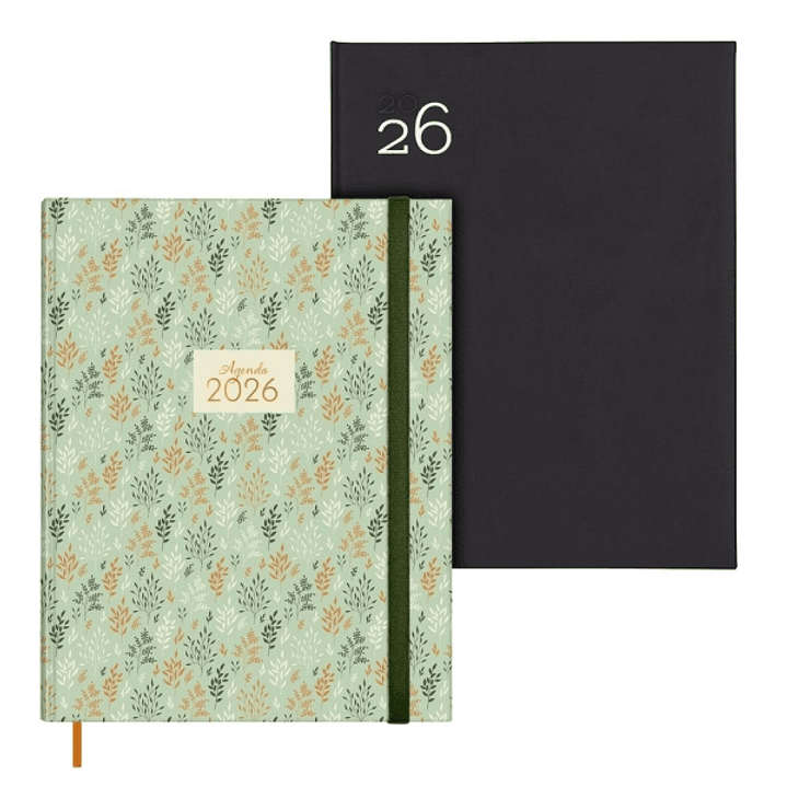 Finocam Pack de 4 Agendas Berlin y Milano Surtidas - Anual 2026 - Formato Y12 - 1 Dia por Pagina - Color Surtidos 1