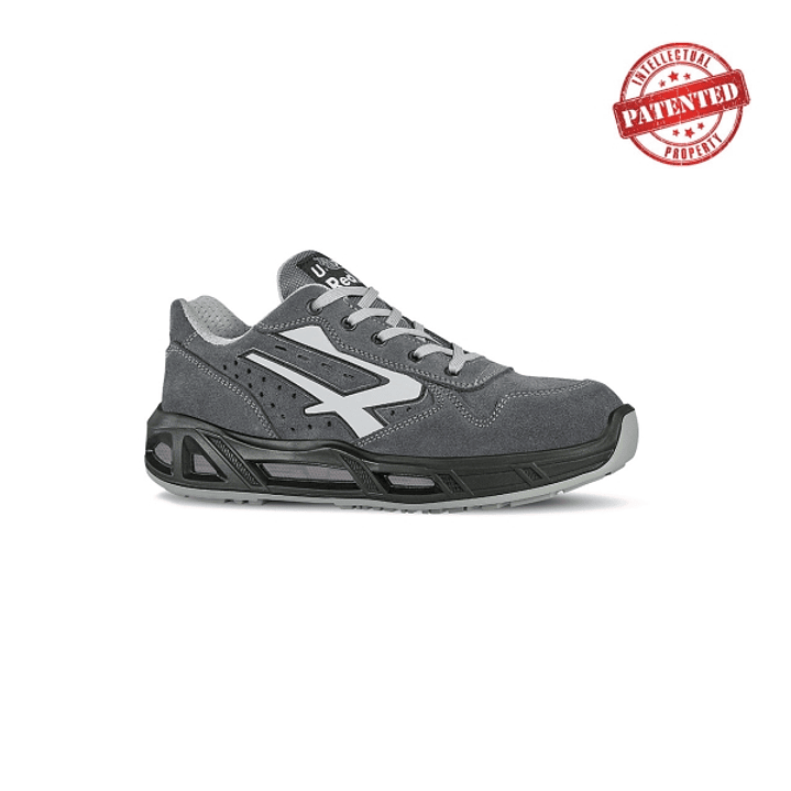 Upower Going Carpet S ESD Calzado de Seguridad Bajos - Talla 47 - Gamuza Perforada, Puntera de Aluminio, Antiarrugas, Antideslizante, Proteccion S1PS  1