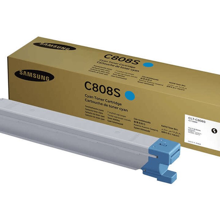 Samsung CLT-C808S Cyan Cartucho de Toner Original - SS560A 1