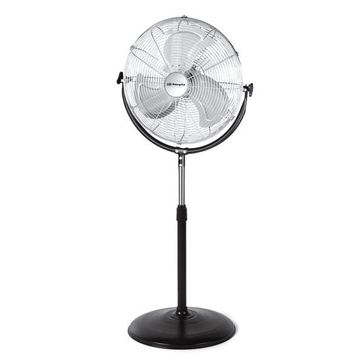 Orbegozo PWS 1846 Ventilador Industrial de Pie - Aspas de 45cm - 3 Velocidades - Altura Ajustable - Asa de Transporte y Rejilla de Seguridad 1