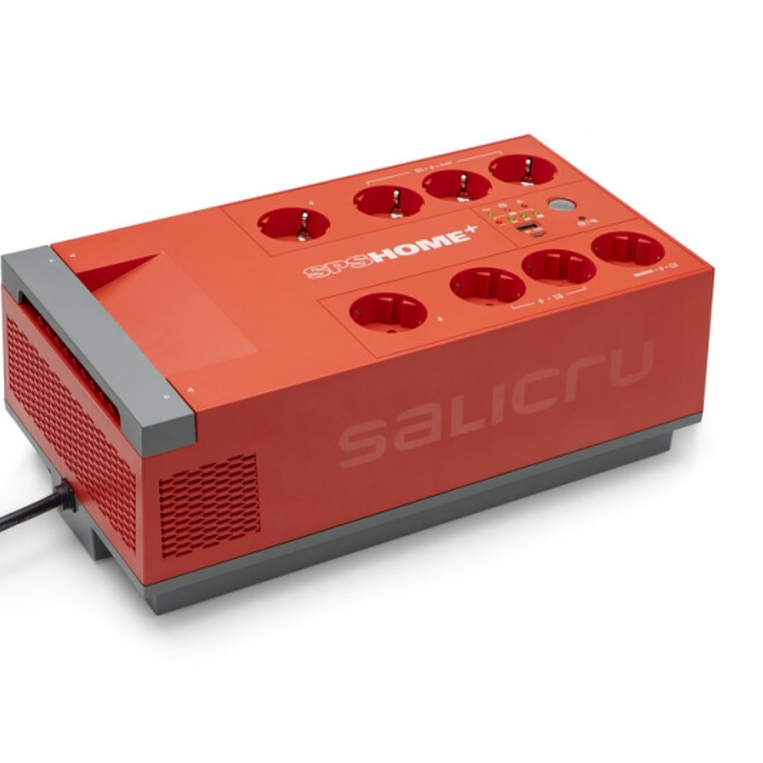 Salicru SPS 1000 HOME+ Sistema de Alimentacion Ininterrumpida - SAI/UPS - 1000 VA - Line interactive Multibase - Color Rojo 1