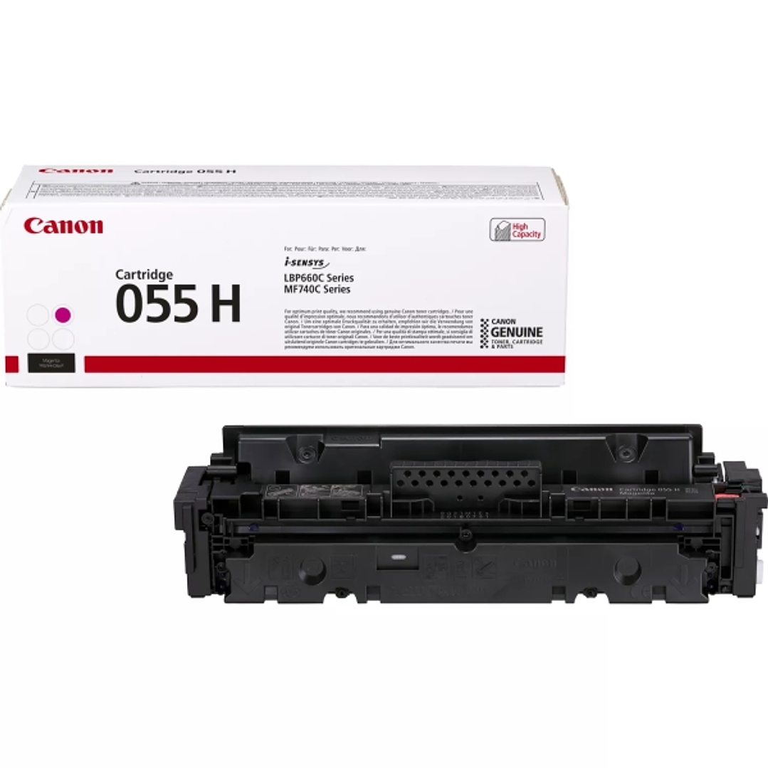 Canon 055H Magenta Cartucho de Toner Original - 3018C002 1