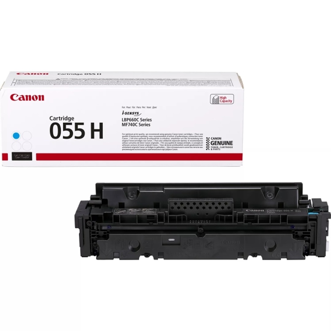 Canon 055H Cyan Cartucho de Toner Original - 3019C002 1