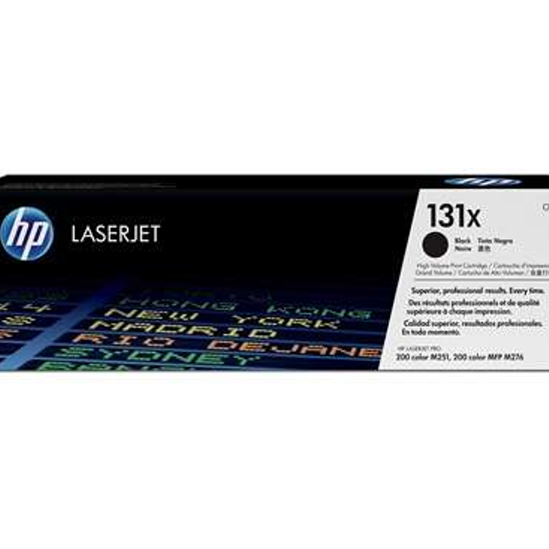 HP CF210X Negro Cartucho de Toner Original - 131X 1