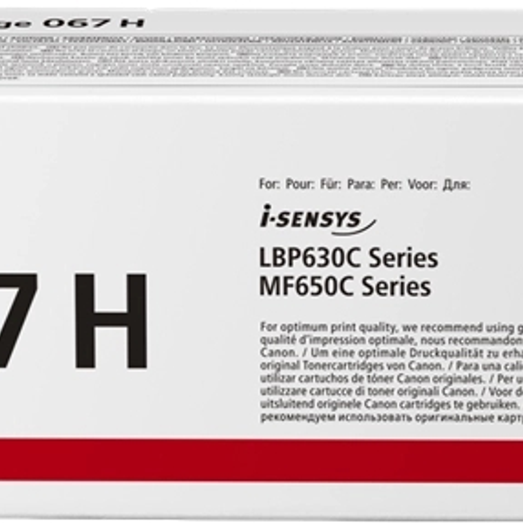 Canon 067H Cyan Cartucho de Toner Original - 5105C002 1