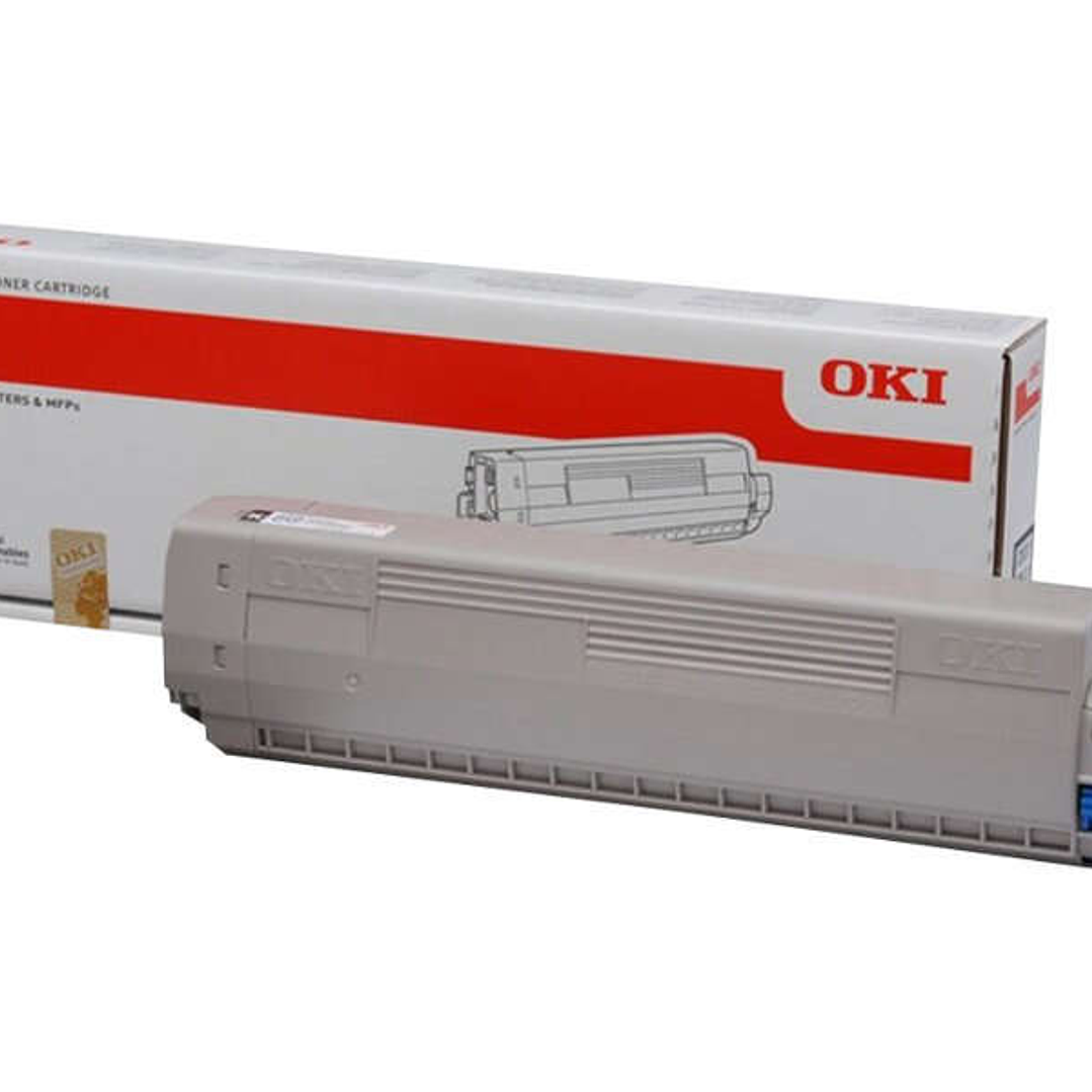 OKI MC853/MC873/MC883 Cyan Cartucho de Toner Original - 45862839 1