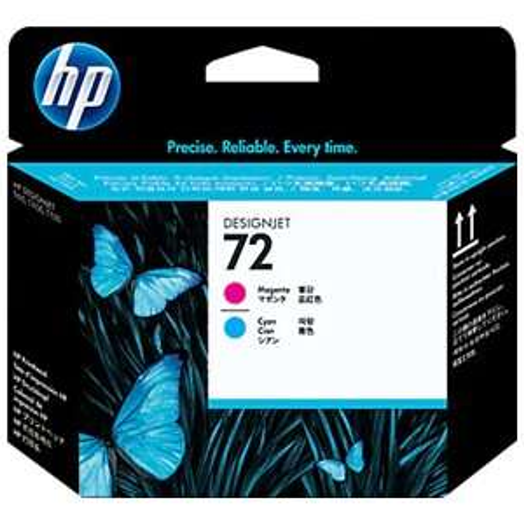 HP 72 Cabezal de Impresion Original - Cyan y Magenta - C9383A 1