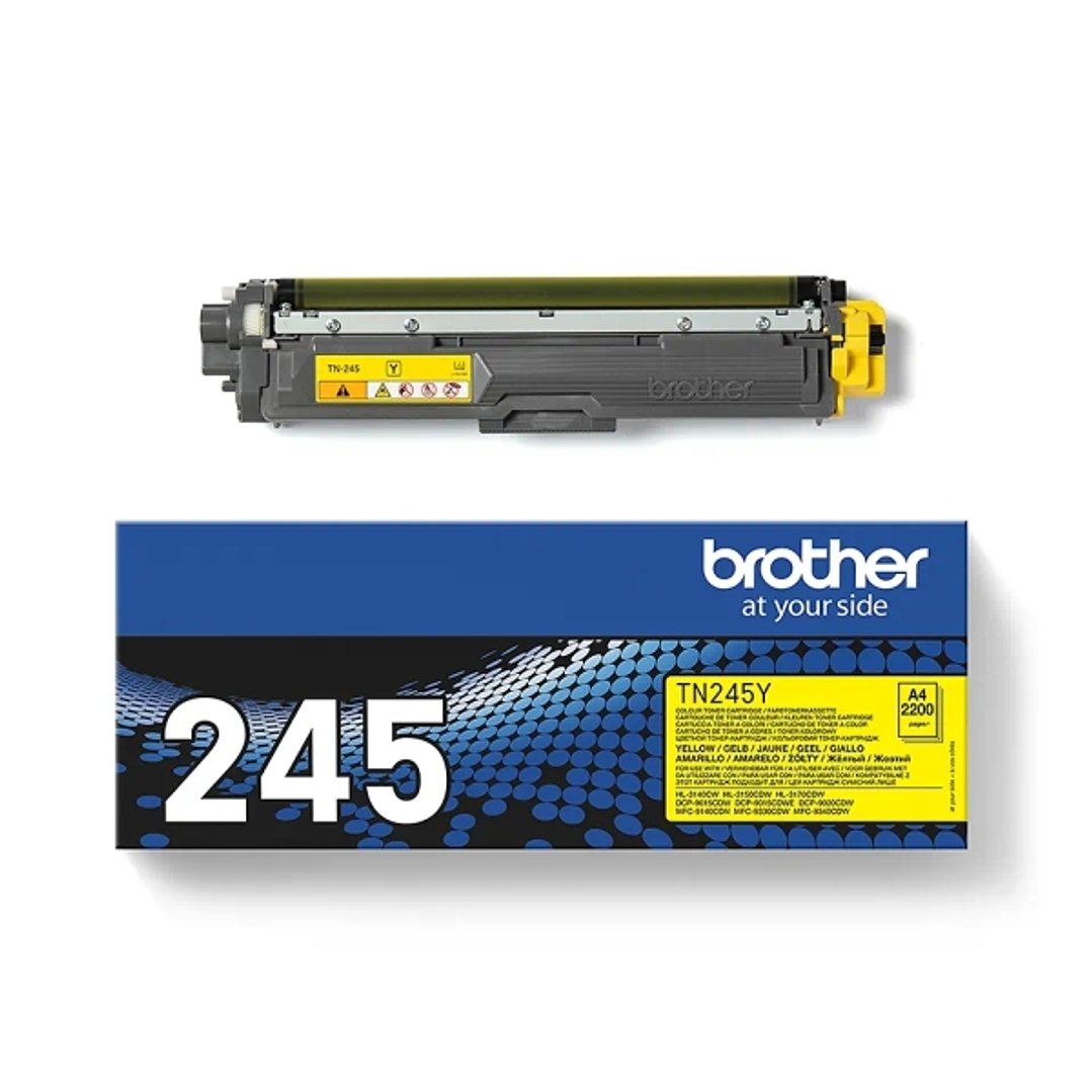 Brother TN245 Amarillo Cartucho de Toner Original - TN245Y 1