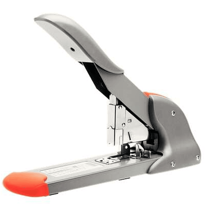 Rapid Fashion HD210 Grapadora de Gruesos - Hasta 210 Hojas - Grapado Cerrado - Para Grapas 23/8-24, 9/8-24 - Color Gris/Naranja 1