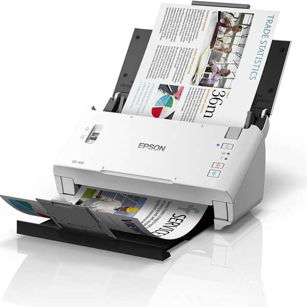 Epson Workforce DS-410 Escaner Documental A4 ADF 600dpi - Velocidad de Escaneo 26ppm 1