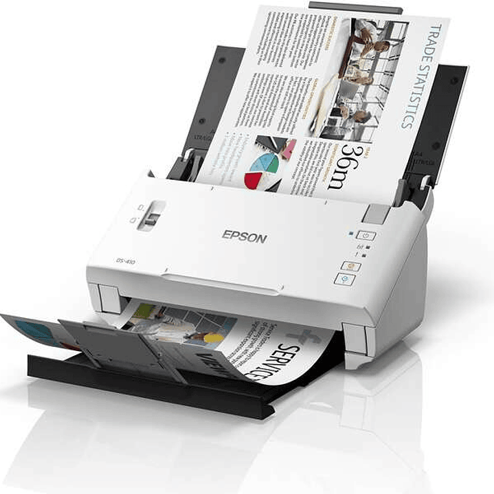 Epson Workforce DS-410 Escaner Documental A4 ADF 600dpi - Velocidad de Escaneo 26ppm 1