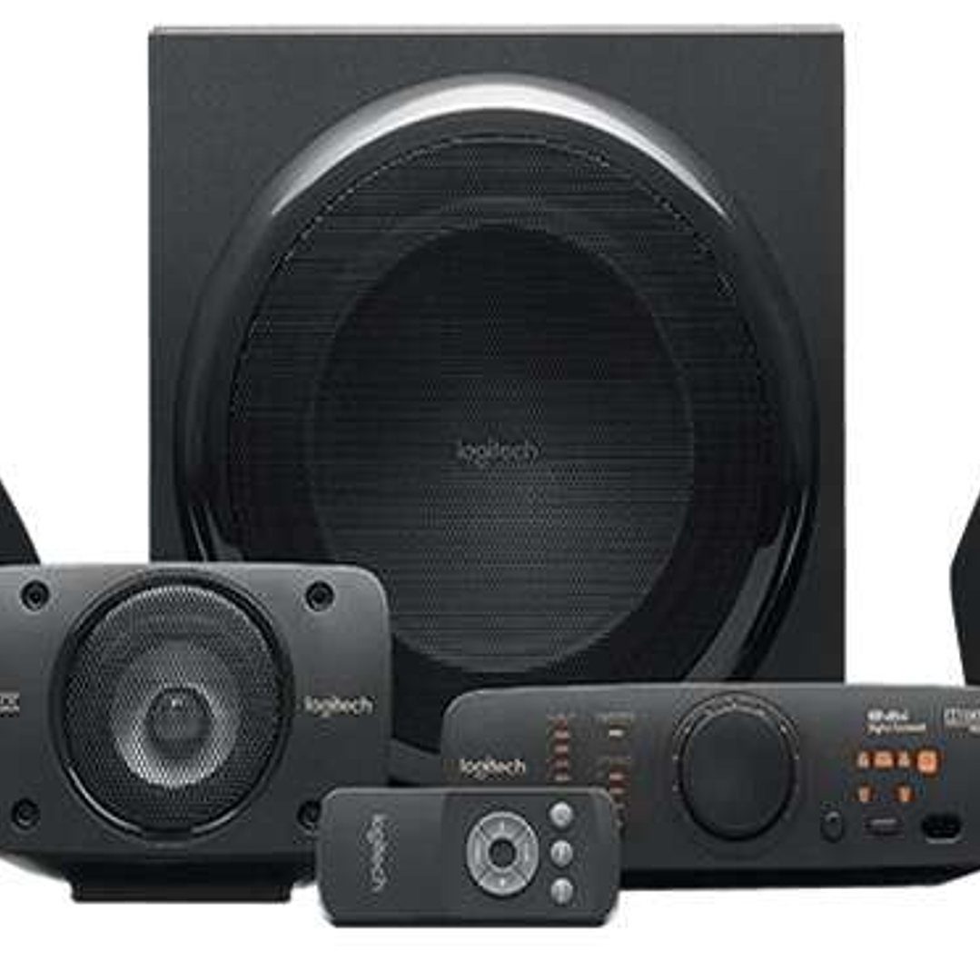 Logitech Z906 Sistema de Altavoces 5.1 THX 1000W - Subwoofer 165W - Dolby & DTS - Mando a Distancia - Color Negro 1