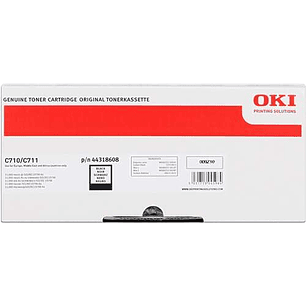 OKI C710/C711 Negro Cartucho de Toner Original - 44318608