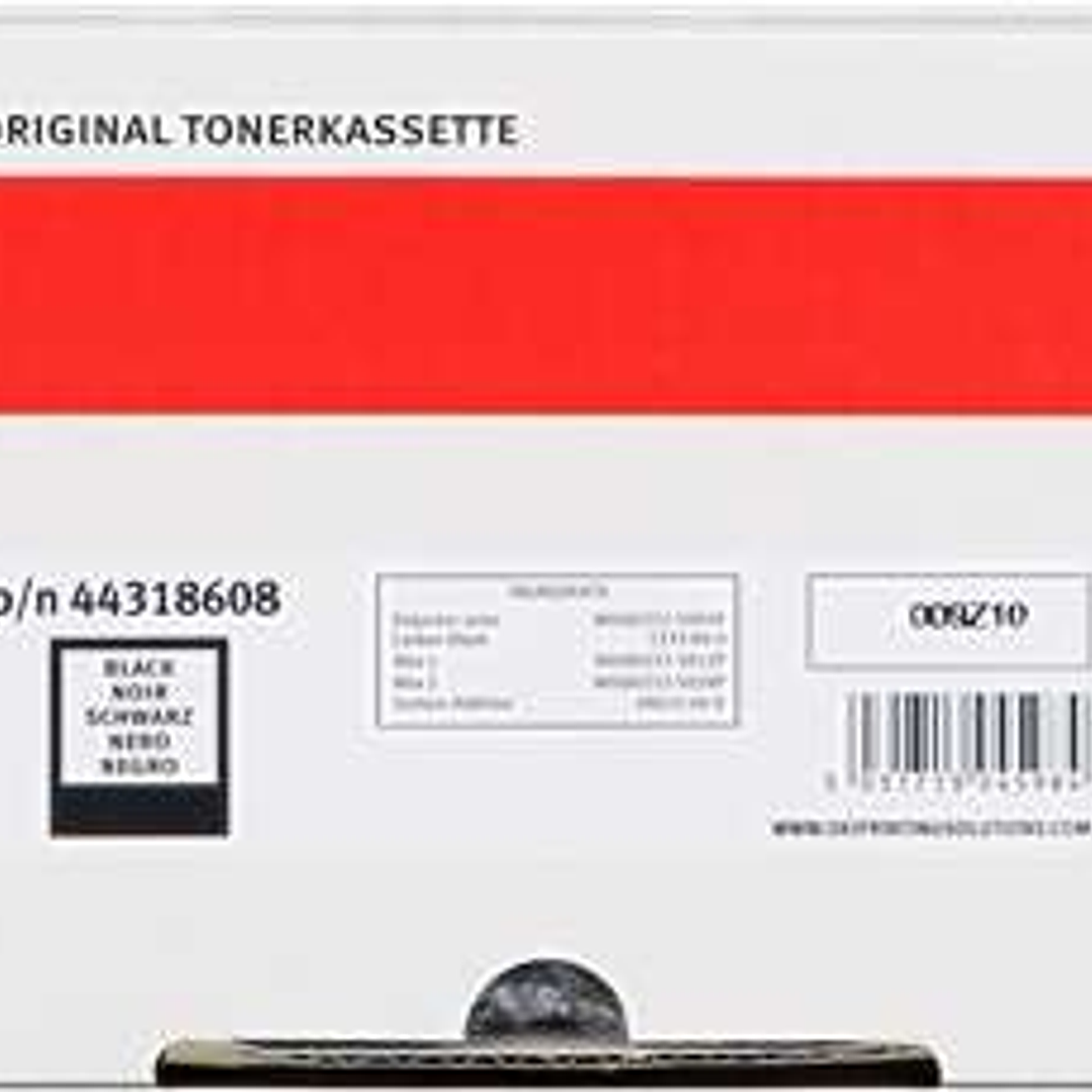 OKI C710/C711 Negro Cartucho de Toner Original - 44318608 1