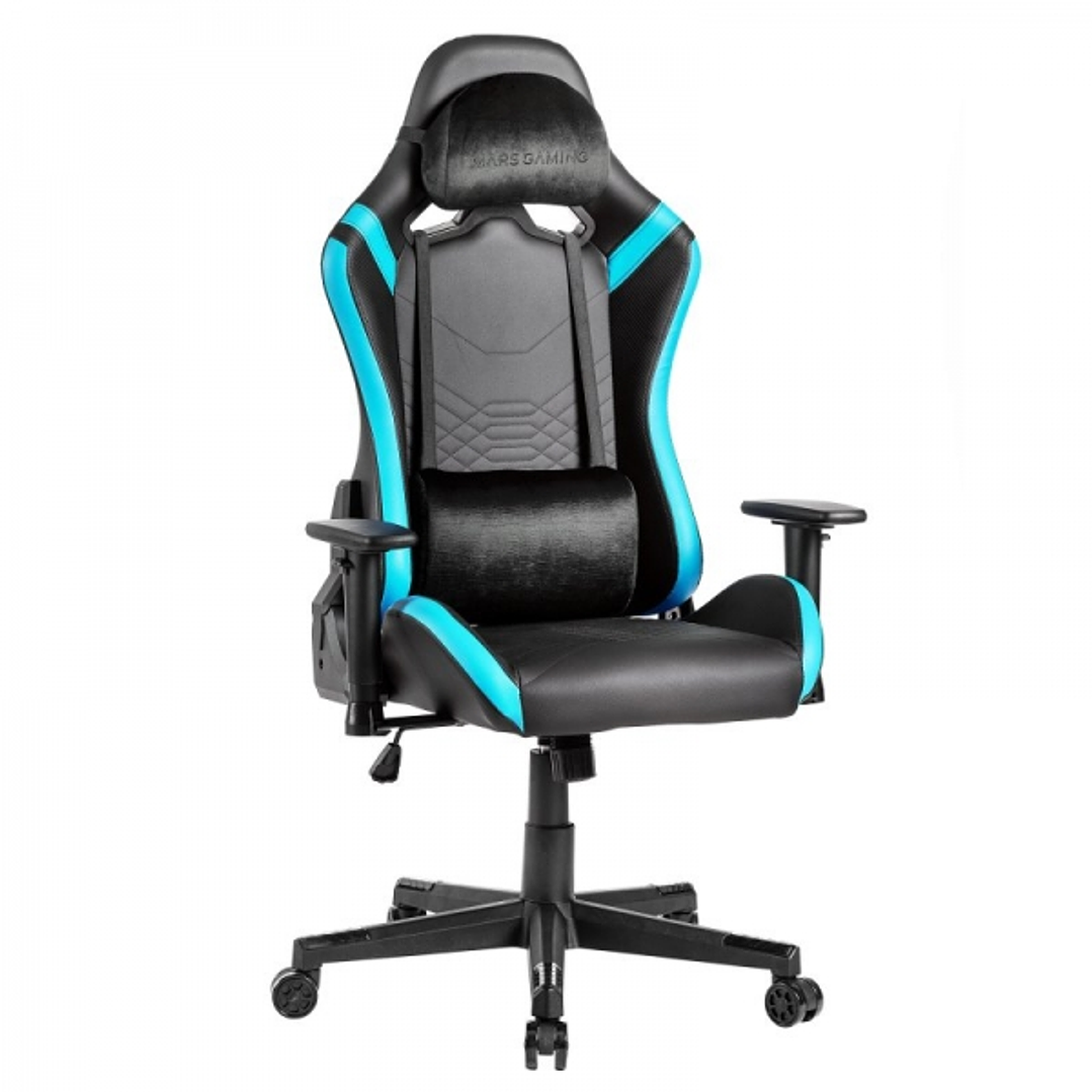 Mars Gaming MGC-PRO Silla Gaming - Cuero PU - Cojines Soft-Touch - Reposabrazos 2D - Respaldo Reclinable 135º - Soporta 150 kg - 13 Colores Disponible 1