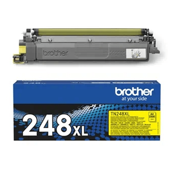 Brother TN248XL Amarillo Cartucho de Toner Original - TN248XLY 1