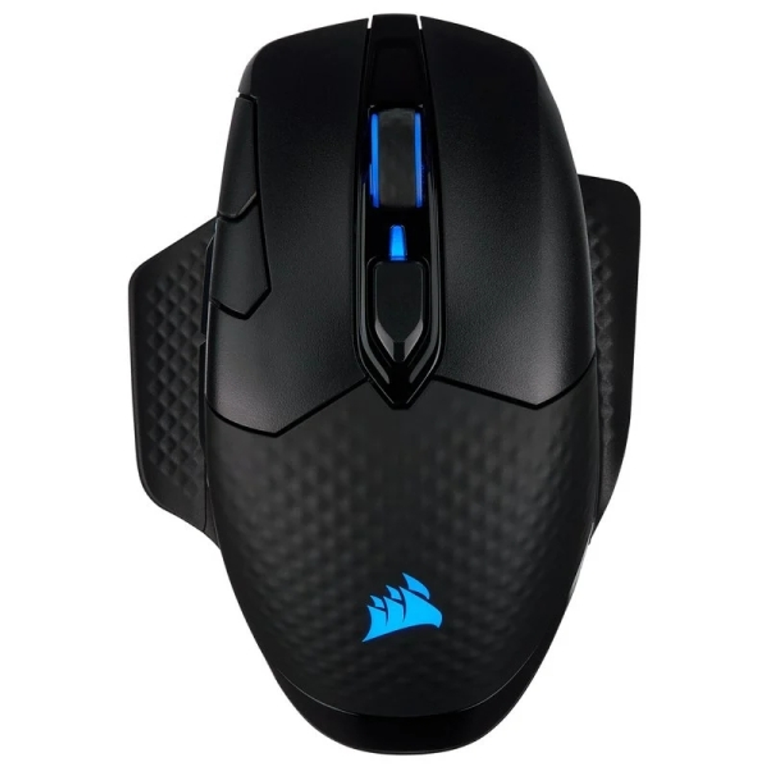 Corsair Dark Core RGB Pro SE Raton Gaming Inalambrico USB 18000DPI - 8 Botones Programables - Conmutadores Omron - Conexion Inalambrica o USB - Hasta  1