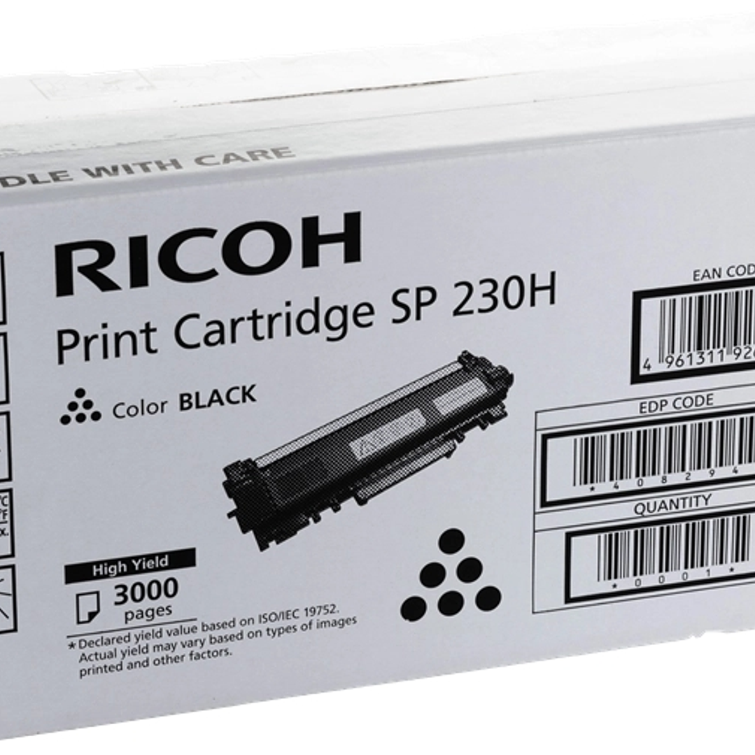 Ricoh SP230 Negro Cartucho de Toner Original - 408294/SP 230H 1