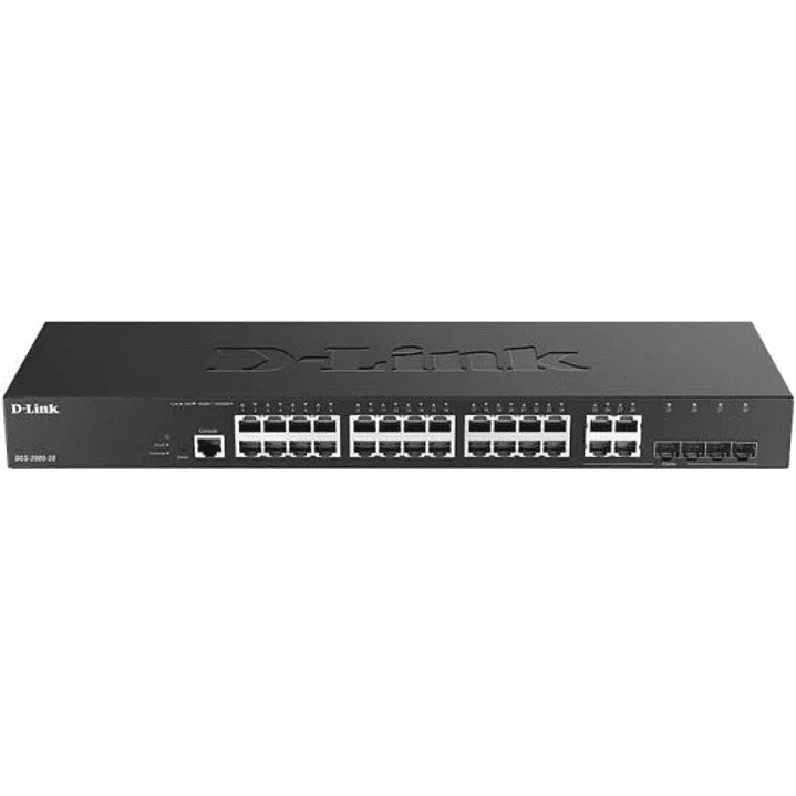 D-Link Switch Gestionado 24 Puertos Gigabit + 4 SFP 1