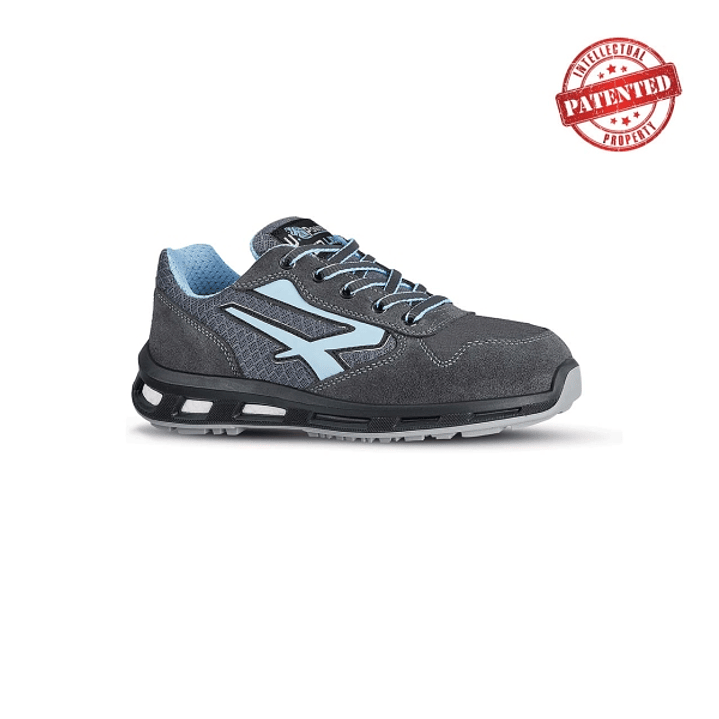 Upower Lolly S ESD Calzado de Seguridad Bajos - Talla 36 - Parte Superior de Nailon Ultraflexible y Gamuza Suave, Puntera de Aluminio, Antideslizante, 1