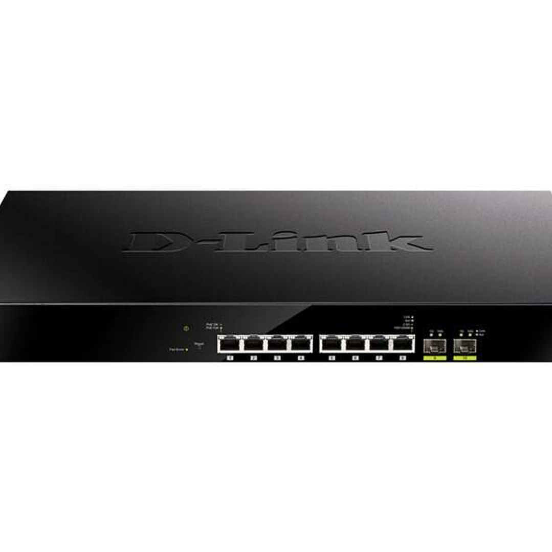 D-Link Switch Semigestionable 8 Puertos 2.5G + 2 Puertos 10G/1G PoE 1