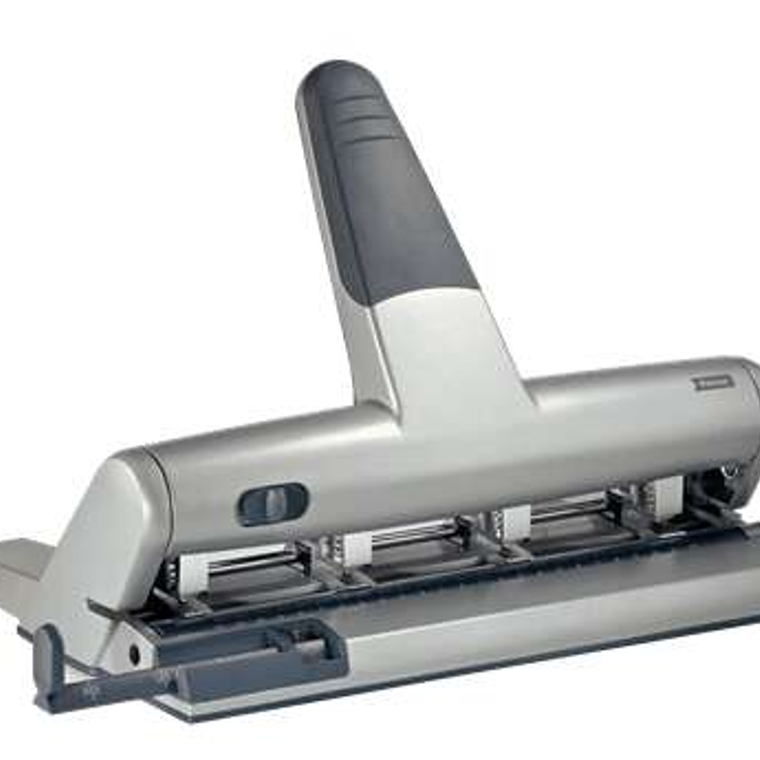 Petrus 514 Taladro Perforador de Punzones Moviles - Hasta 30 Hojas - Hasta Formato A2 - Para hacer hasta 6 Agujeros - 4 Punzones Incluidos 1