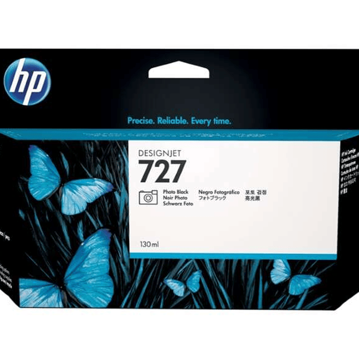 HP 727 Negro Photo Cartucho de Tinta Original - B3P23A 1