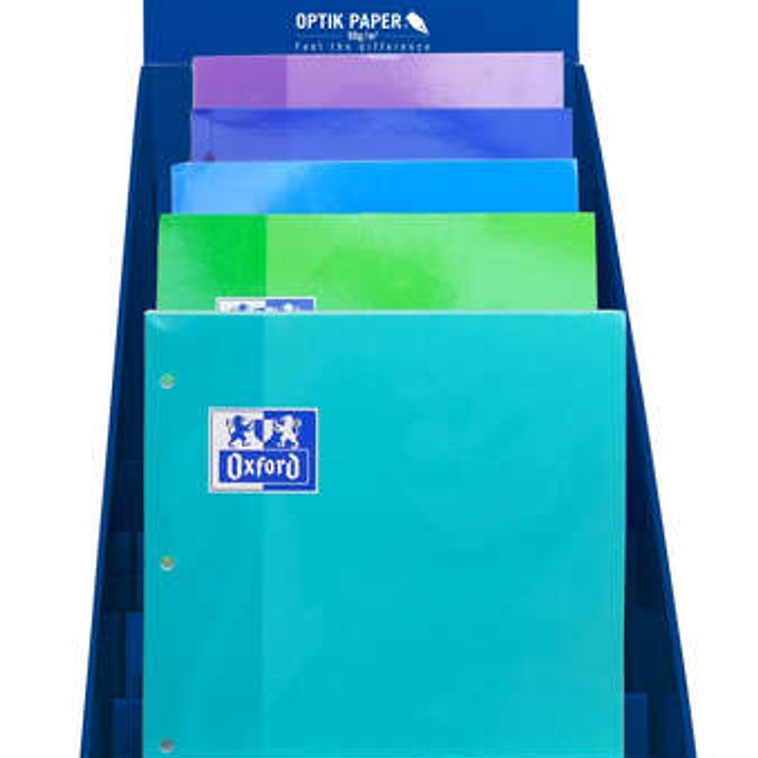 Oxford School Recambio Color1 - Encolado 5x5 - Colores Frios - Ideal para Estudiantes 1