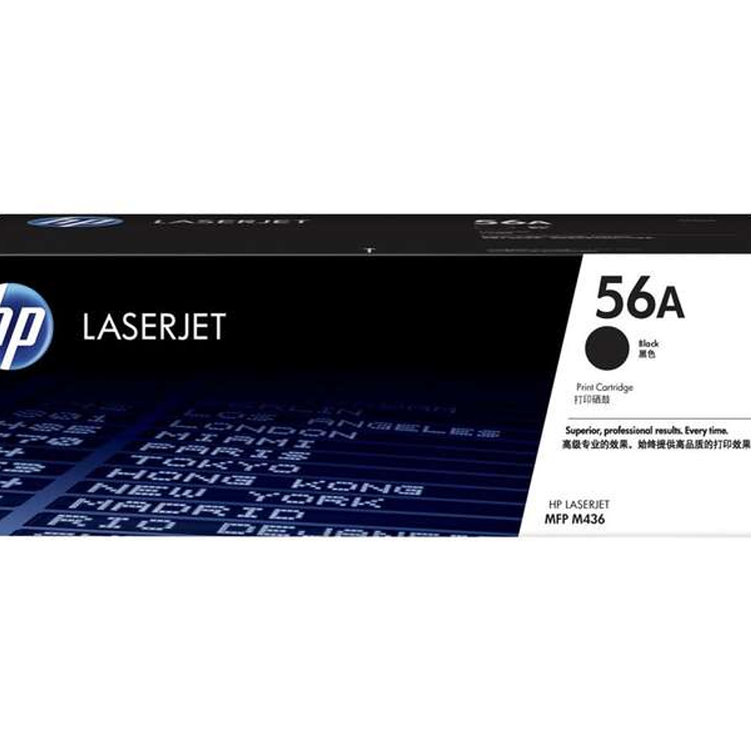 HP CF256A Negro Cartucho de Toner Original - 56A 1