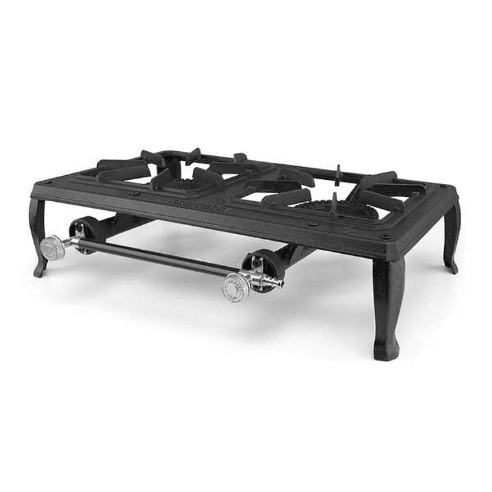 Orbegozo FO 6200 Hornillo a Gas Portatil - Potente y Resistente para Uso Exterior - Parrilla de Hierro Fundido - Seguro y Practico - 7kW de Potencia 1